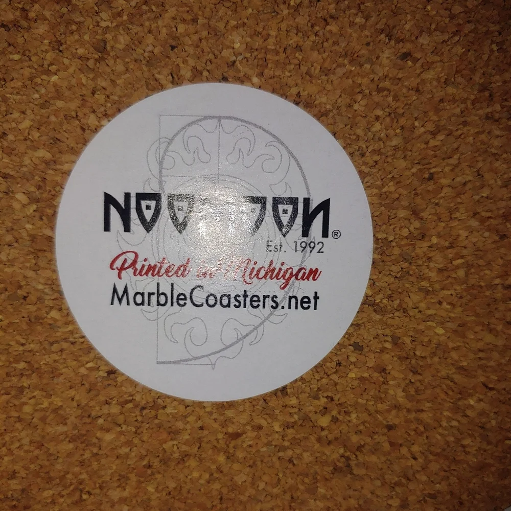 You are not drinking alone if the cat is home coaster